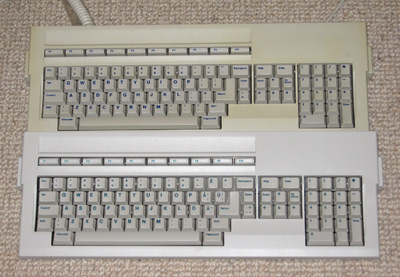 Atari TT030 Keyboard, New & Old